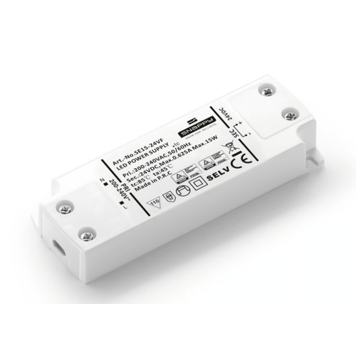 Snappy 15W strømforsyning - 24V DC, 0,625A, IP20 innendørs