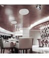 LED designer taklampe - 30W/60W/30W, fjernkontroll, CCT justerbar, dimbar.