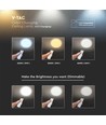 LED 30W/60W/30W Designer Taklampe - Fjernkontroll, CCT-bytte, Dimbart, Stjernehimmeldeksel.