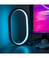 Ellipseformet RGBIC-lampe - 25x15 cm, 10W, fjernkontroll, USB