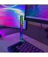 RGBIC musikk-synkroniserings skrivebordslampe - 18cm, innebygd batteri, Bluetooth