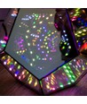 Infinity mirror light - RGBW, 9W, USB, fjernkontroll