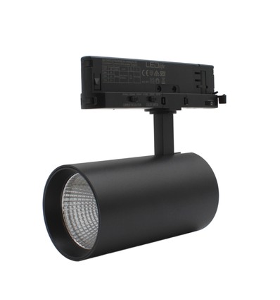 LEDlife CCT justerbar skinnespot 28W - Sort, Justerbar CCT + lysstyrke, 110lm/w, RA90, 3200lm, Flimmerfri, 3-faset