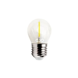 LED lyskilder LED-POL 1,3W LED pære - G45, karbon filamenter, E27
