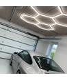 168W RA95 Hexagon LED 5 felter komplett sett - Inkl. strømtilkobling
