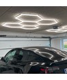 168W RA95 Hexagon LED 5 felter komplett sett - Inkl. strømtilkobling