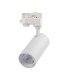 30W 3-faset CCT skinnespot, RA90 - 3-i-1 fargeskifte, hvit, COB LED
