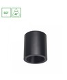 7W Chloe komplett LED påbygningsspot - CCT, Ø9cm, sort, UGR19, 45 grader, inkl. lyskilde