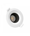 GU10 Fiale Core Deep innfellingsspot - Sort, rund, justerbar, lav blending, uten lyskilde