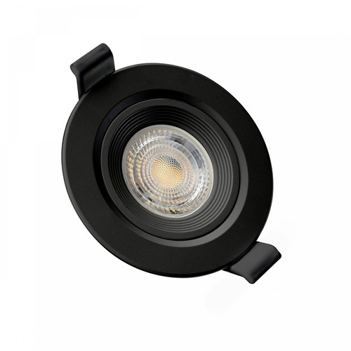 MR16 eller GU10 Downlight - Uten lyskilde og sokkel, sort, Hull: Ø7,5 cm