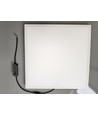60x60 LED-panel, 40W - 120lm/W, IP65, hvit kant