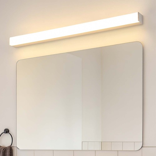 120cm SKÄR Bad / Speillampe, RA90 - Hvit, Dimbar, 20W, IP44