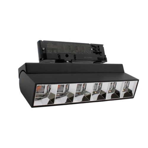 LEDlife justerbar LED lysskinne RA92 - For 3-faset skinner, 36W, 23,5 cm, svart