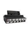 36W 3-faset RA92 justerbar LED-lysskinne - Sort, 23,5 cm