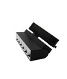 LEDlife justerbar LED lysskinne RA92 - For 3-faset skinner, 36W, 23,5 cm, svart