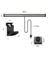 55cm Skjermlys CCT lampe - 5V USB, 7W, trådløs styring