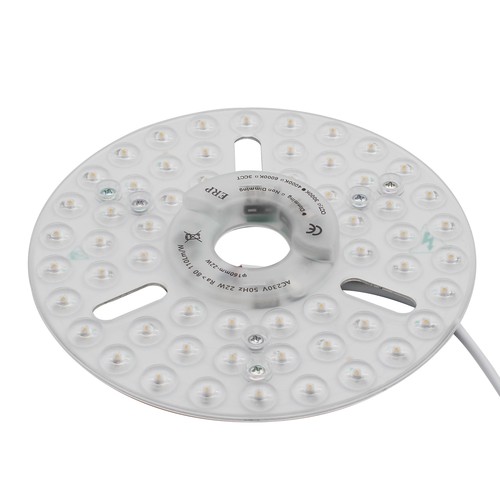 24W dimbar LED-innsats med linser, flimmerfri - Ø16 cm, erstatt G24, sirkulærrør og kompaktlysrør