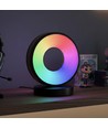 Sirkel RGBIC lampe - 18x15cm, Bluetooth, 5V USB