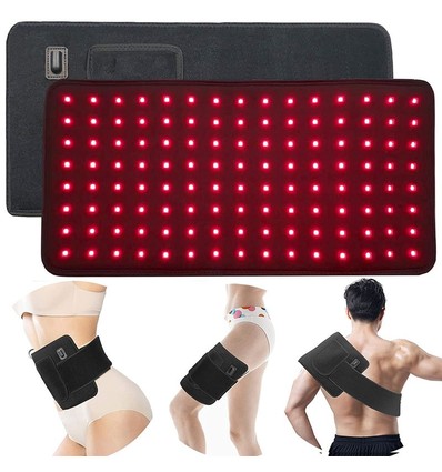 Lysterapi-belte for nakke, korsrygg m.m. - Infrarød, 20W