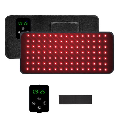 Lysterapi-belte til nakke, korsrygg mm. - Infrarød, 10W, med batteri