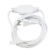 3 m plugg til 230V LED stripe Neon COB - 3 meter ledning, Inkl. endestykke, 230V