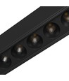 Grid S armatur 12W - overflatemontert, CCT, 230V, 40°, IP20, 222x26x60mm, svart, Spectrum