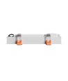 12W GRID S taklampe - 1200lm, CCT, hvit kant
