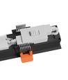 12W GRID S innfellingsspot - 1200lm, 40 grader, CCT, hvit kant