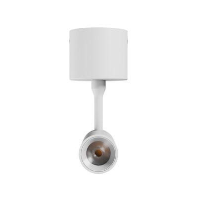 S Spot lampe 6W - overflatemontert, CCT, 230V, 30°, IP20, 35x122x184mm, hvit, Spectrum