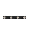 Taklampe med 4 spots, GU10 - Sort, IP20, uten lyskilde