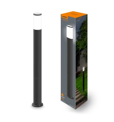 GU10 hagelampe - IP54, IK07, sort, utendørs fasadebelysning, uten lyskilde