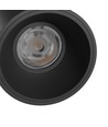 10W Orbito LED takspot, RA90 - 1200lm, UGR19, IP44, sort, 4000K