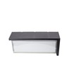 20W Verto Block CCT vegglampe - 120lm/W, IP65, sort, justerbar lysfarge, fasadebelysning