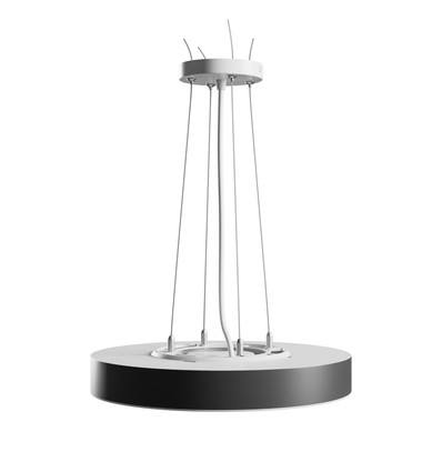 24W Nymphea Optima LED taklampe, CCT - Sort ring, 112lm/W, Ø30cm, 5 års garanti