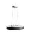 24W Nymphea Optima LED taklampe, CCT - Sort ring, 112lm/W, Ø30cm, 5 års garanti