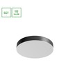 24W Nymphea Optima LED taklampe, CCT - Sort ring, 112lm/W, Ø30cm, 5 års garanti