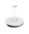 36W Nymphea Optima CCT taklampe - 120lm/W, Ø40cm, sort ring, justerbar CCT, IP20