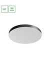 60cm 65W Nymphea Optima taklampe - CCT, 7800lm, sort ring, 5 års garanti