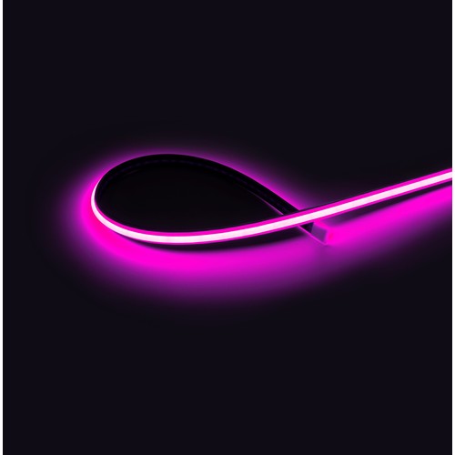 5m 9W/m Pink Dot-free COB-LED strip - IP20, 240 LED per meter, 24V, COB LED