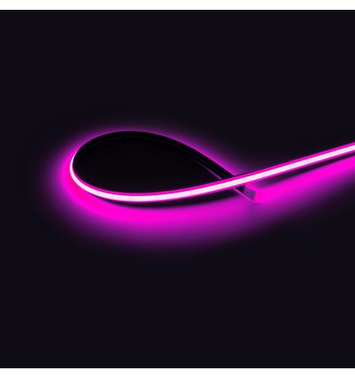 5m 9W/m Pink Dot-free COB-LED strip - IP20, 240 LED per meter, 24V, COB LED