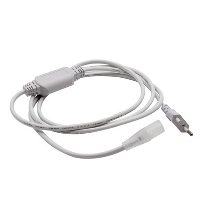 Stikkontakt for 230V LED-stripe (Slim COB) - 2 meter, Inkl. endestykke, 230V