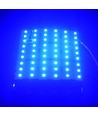 25x25cm 17,5W foldbart RGB+NW LED-ark RA95 - 24V DC, IP20