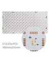 Foldbar LED Ark RGB+NW RA95 - 24V DC, IP20, 49x24cm, 45W