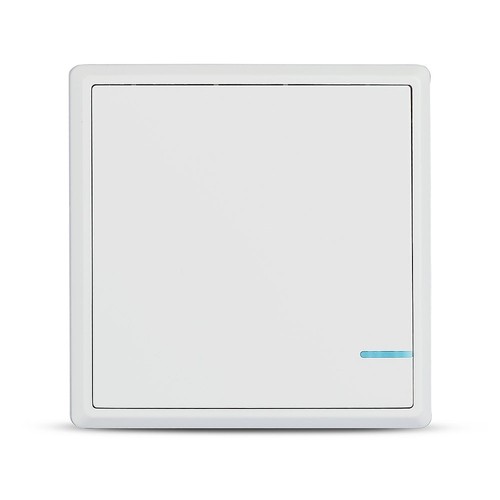 Trådløs smart switch, 1-trykk - IP54 vanntett, hvit, rekkevidde opptil 600m, inkl. batteri