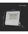 150W LED lyskaster, Samsung LED chip - 160lm/W, IP65, sort, nøytral hvit, utendørs