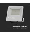150W LED lyskaster, Samsung LED chip - 160lm/W, IP65, sort, nøytral hvit, utendørs