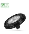 GU10 20W LED spot AR111 - RA90, 30° spredning, sort hus, 5 års garanti