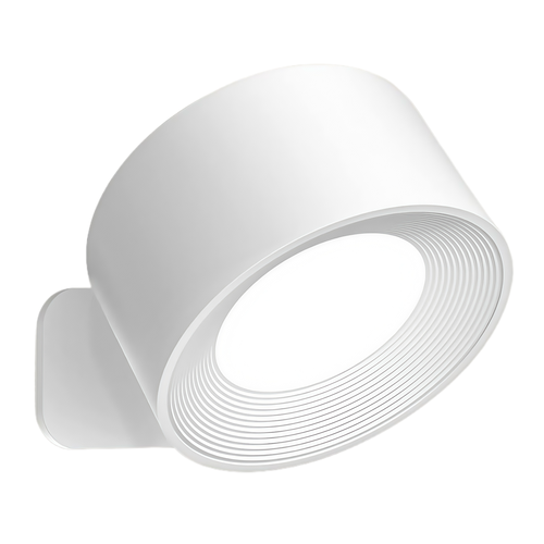 Oppladbar vegglampe CCT - 4,5W, Hvit, rund, 360° roterbar, IP20, inkl. lyskilde