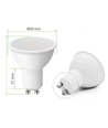LEDlife 5W Grønn LED spot - 230V, GU10