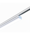 38W 3-faset LED-lysskinne til kontor - 170 lm/W, 115 cm, Hvit